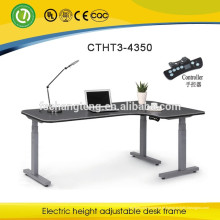 Mesa para computador de pé com altura elétrica ajustável